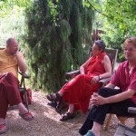 David and Caroline Brazier at Seminar on establishing  a European Buddhist University, East West Sanctuary